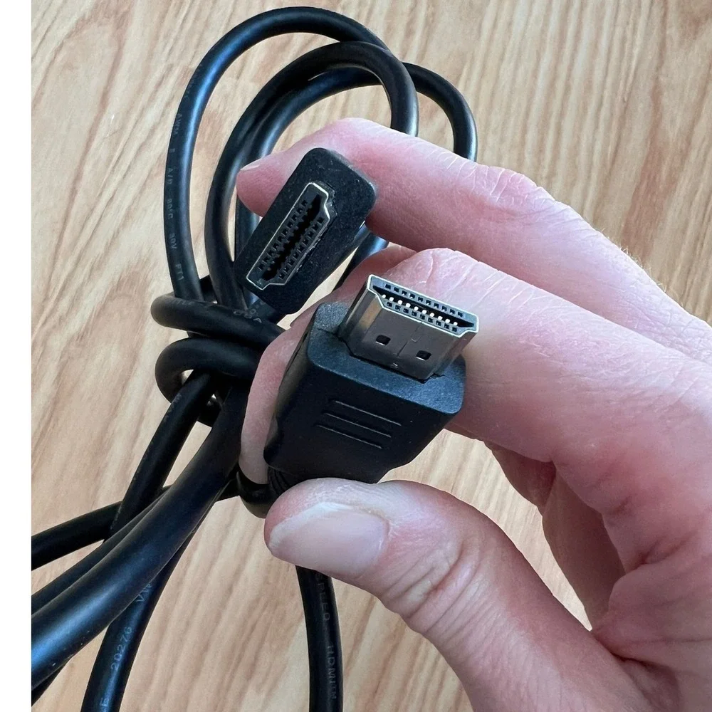 HDMI Cable Unisex OS Black Very Good High Speed Video Audio Cord